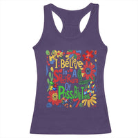 Autism Acceptance Racerback Tank Top I Believe In A Spectrum Of Possibilities Retro Boho