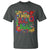 Autism Acceptance T Shirt I Believe In A Spectrum Of Possibilities Retro Boho