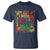 Autism Acceptance T Shirt I Believe In A Spectrum Of Possibilities Retro Boho