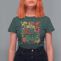 Autism Acceptance T Shirt For Women I Believe In A Spectrum Of Possibilities Retro Boho