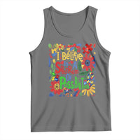Autism Acceptance Tank Top I Believe In A Spectrum Of Possibilities Retro Boho