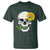 Autism Skull Sunflower T Shirt Support Autistic Puzzle Pieces Heart