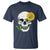 Autism Skull Sunflower T Shirt Support Autistic Puzzle Pieces Heart