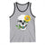 Autism Skull Sunflower Tank Top Support Autistic Puzzle Pieces Heart
