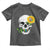Autism Skull Sunflower Toddler T Shirt Support Autistic Puzzle Pieces Heart