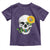 Autism Skull Sunflower Toddler T Shirt Support Autistic Puzzle Pieces Heart