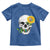 Autism Skull Sunflower Toddler T Shirt Support Autistic Puzzle Pieces Heart