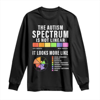 Autism Acceptance Long Sleeve Shirt The Autism Spectrum Is Not Linear