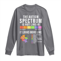 Autism Acceptance Long Sleeve Shirt The Autism Spectrum Is Not Linear