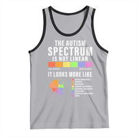 Autism Acceptance Tank Top The Autism Spectrum Is Not Linear