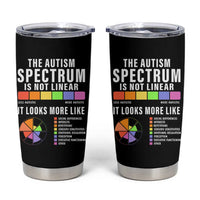 Autism Acceptance Tumbler Cup The Autism Spectrum Is Not Linear