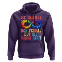 Autism Mom Hoodie My Child May Be Non verbal But His Mama Ain't Autism