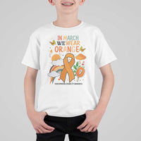 Developmental Disability Awareness T Shirt For Kid In March We Wear Orange
