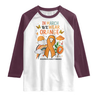Developmental Disability Awareness Raglan Shirt In March We Wear Orange