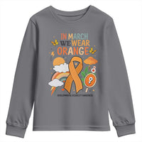 Developmental Disability Awareness Youth Sweatshirt In March We Wear Orange
