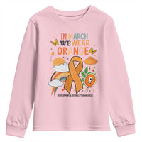 Developmental Disability Awareness Youth Sweatshirt In March We Wear Orange