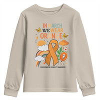 Developmental Disability Awareness Youth Sweatshirt In March We Wear Orange