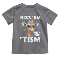 Funny Autism Giraffe Toddler T Shirt Rizz Em With The Tism