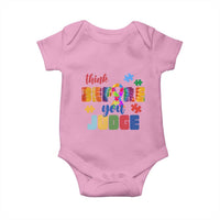 Autism Awareness Baby Onesie Think Before You Judge Autistic Support