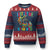 Autistic Dino Rex Driving Monster Truck Ugly Christmas Sweater Autism Is My Superpower - Wonder Print Shop