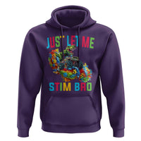 Autistic Dino Rex Driving Monster Truck Hoodie Autism Is My Superpower