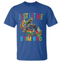 Autistic Dino Rex Driving Monster Truck T Shirt Autism Is My Superpower