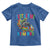 Autistic Dino Rex Driving Monster Truck Toddler T Shirt Autism Is My Superpower