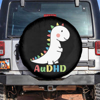 Cute Dinosaur AuDHD Spare Tire Cover ADHD Awareness