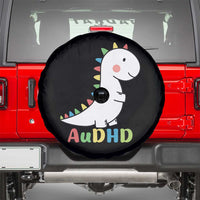 Cute Dinosaur AuDHD Spare Tire Cover ADHD Awareness