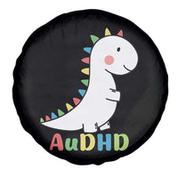 Cute Dinosaur AuDHD Spare Tire Cover ADHD Awareness