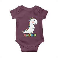 Cute Dinosaur AuDHD Baby Onesie ADHD Awareness