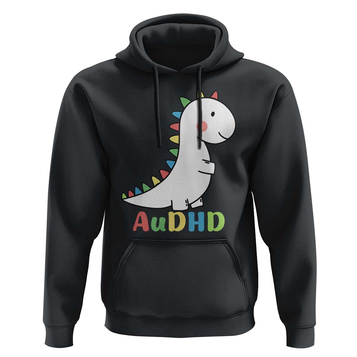 Cute Dinosaur AuDHD Hoodie ADHD Awareness