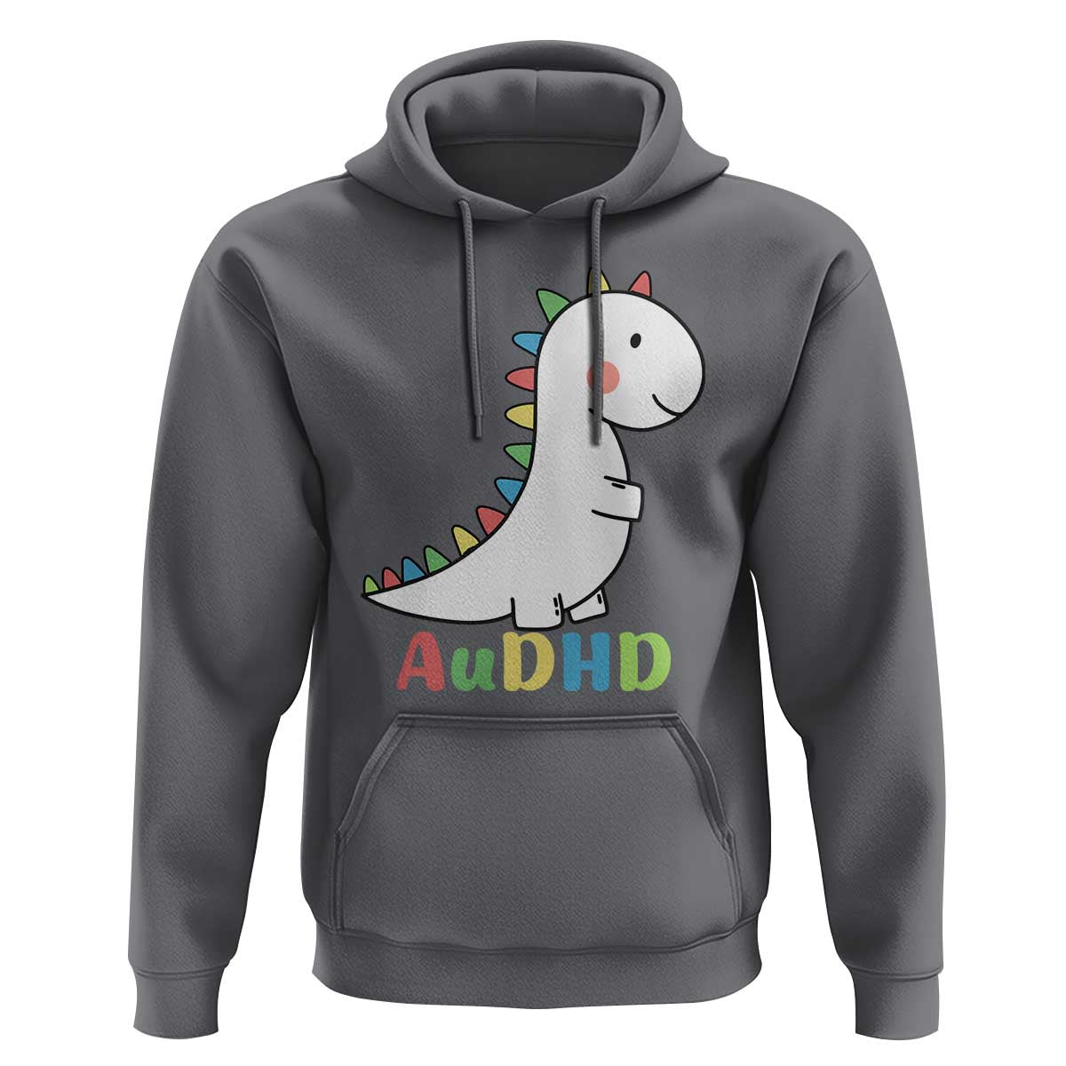 Cute Dinosaur AuDHD Hoodie ADHD Awareness