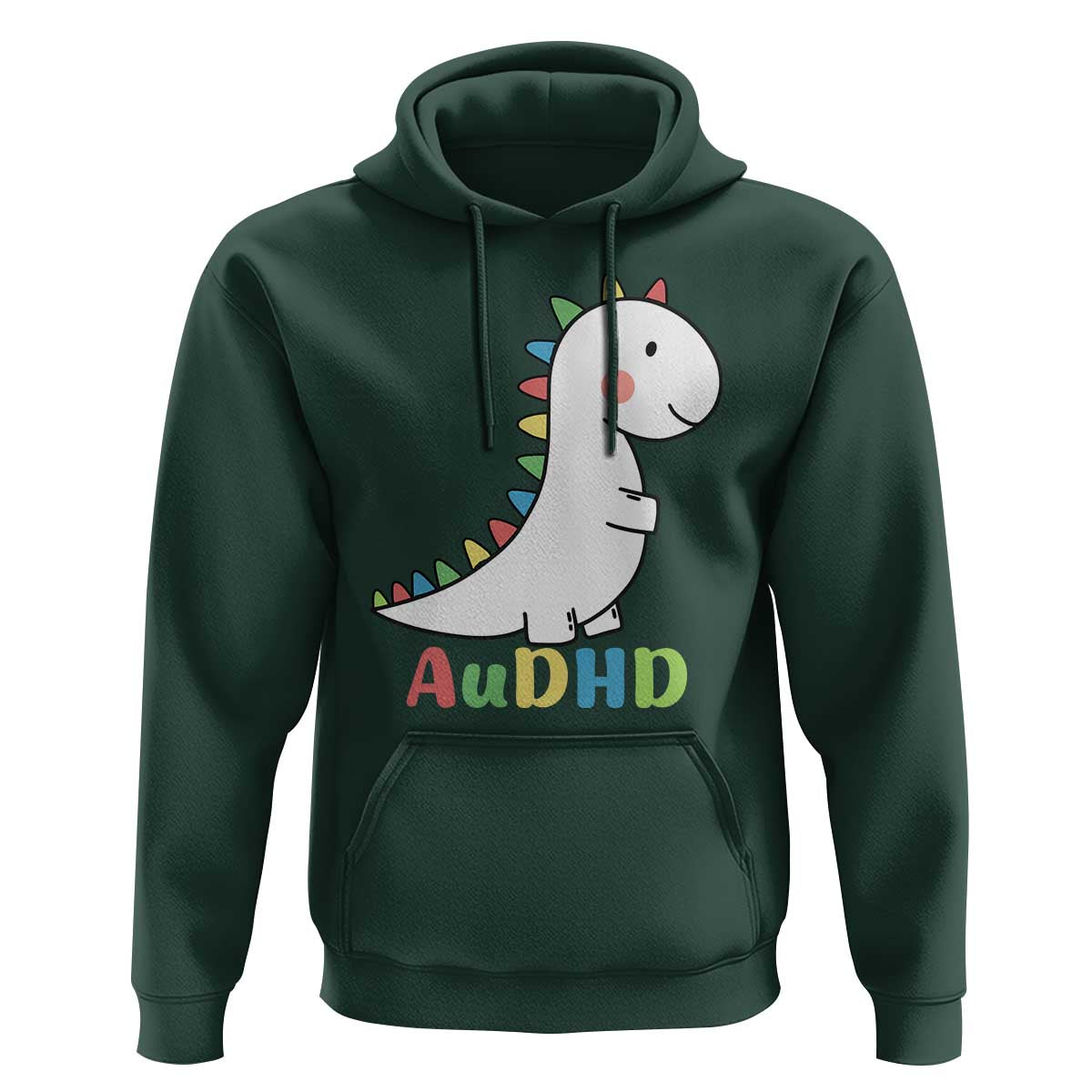 Cute Dinosaur AuDHD Hoodie ADHD Awareness