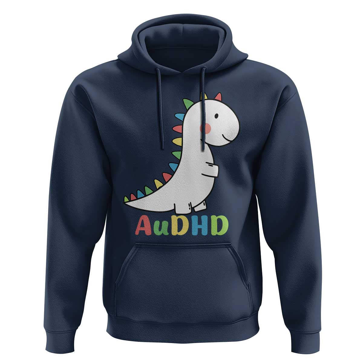 Cute Dinosaur AuDHD Hoodie ADHD Awareness