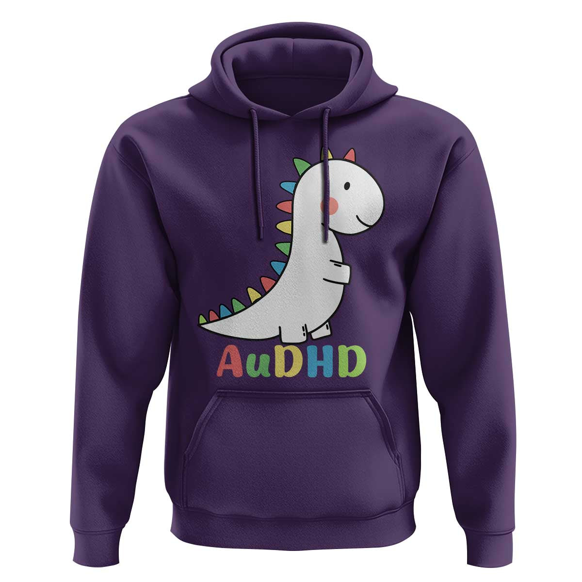 Cute Dinosaur AuDHD Hoodie ADHD Awareness