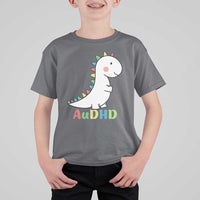 Cute Dinosaur AuDHD T Shirt For Kid ADHD Awareness