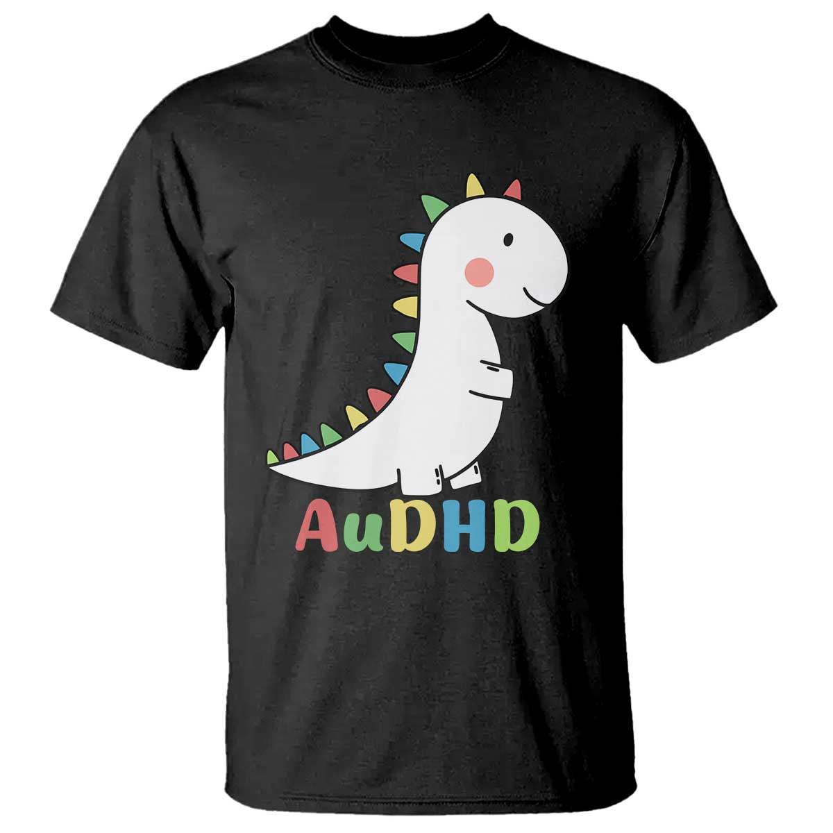 Cute Dinosaur AuDHD T Shirt ADHD Awareness