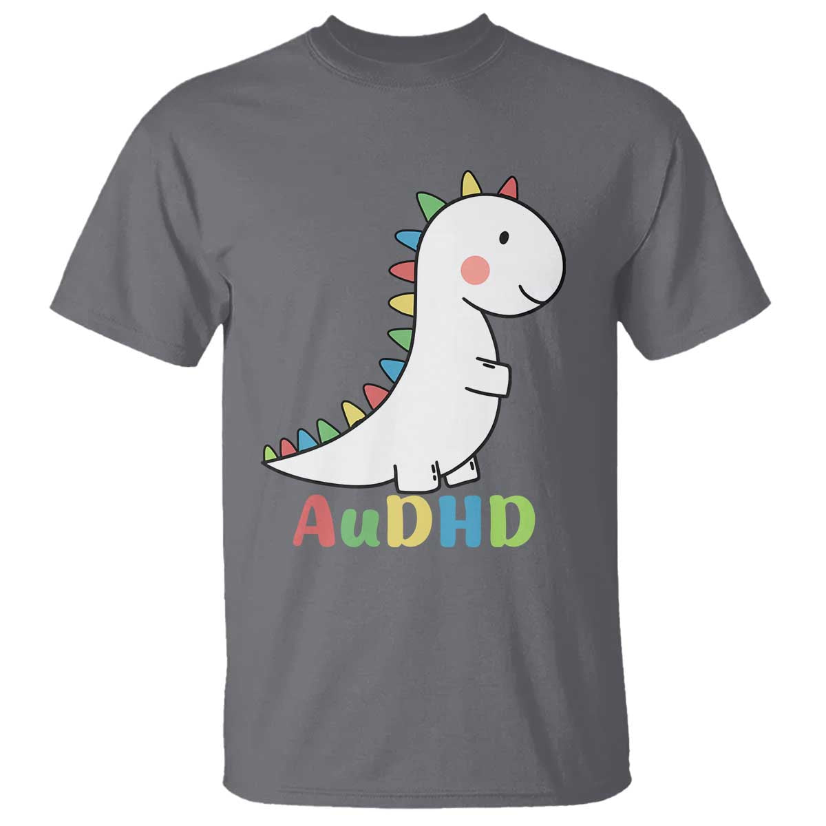 Cute Dinosaur AuDHD T Shirt ADHD Awareness