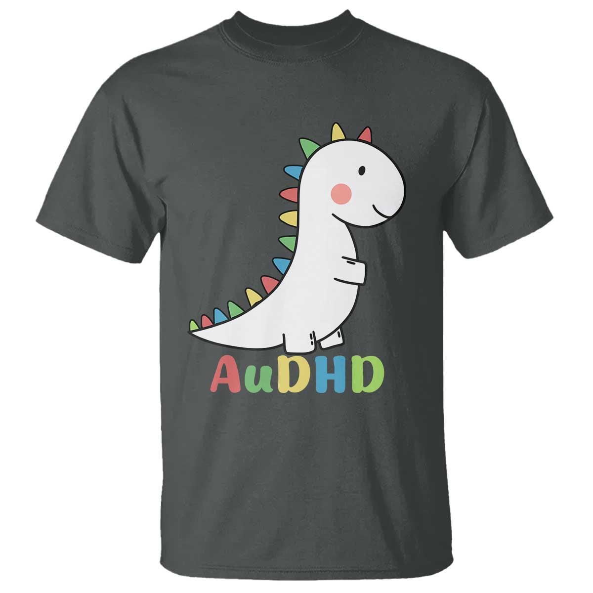 Cute Dinosaur AuDHD T Shirt ADHD Awareness