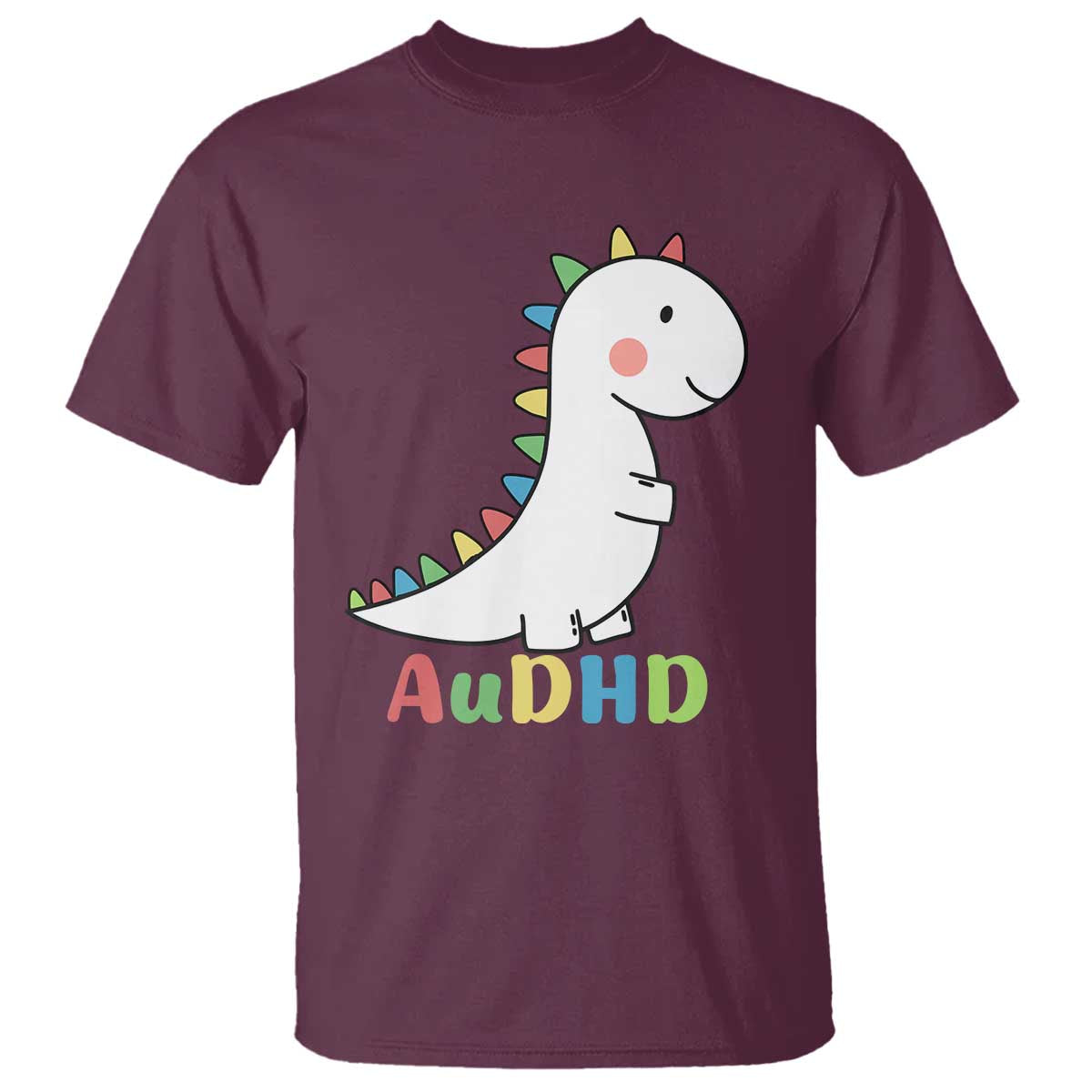 Cute Dinosaur AuDHD T Shirt ADHD Awareness