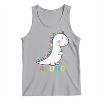 Cute Dinosaur AuDHD Tank Top ADHD Awareness