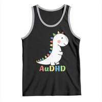 Cute Dinosaur AuDHD Tank Top ADHD Awareness
