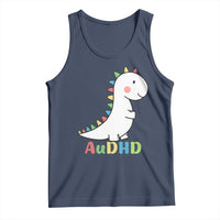 Cute Dinosaur AuDHD Tank Top ADHD Awareness