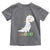 Cute Dinosaur AuDHD Toddler T Shirt ADHD Awareness