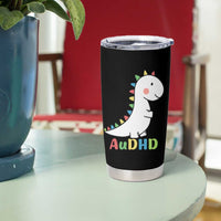 Cute Dinosaur AuDHD Tumbler Cup ADHD Awareness