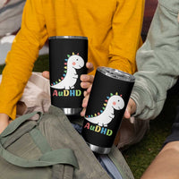 Cute Dinosaur AuDHD Tumbler Cup ADHD Awareness