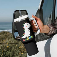 Cute Dinosaur AuDHD Tumbler With Handle ADHD Awareness