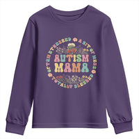 Autism Mama Youth Sweatshirt Totally Blessed Often Stressed A Bit Of A Mess