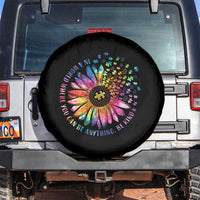 Be Kind Autism Awareness Spare Tire Cover Kindness Sunflower Tie Dye Puzzle